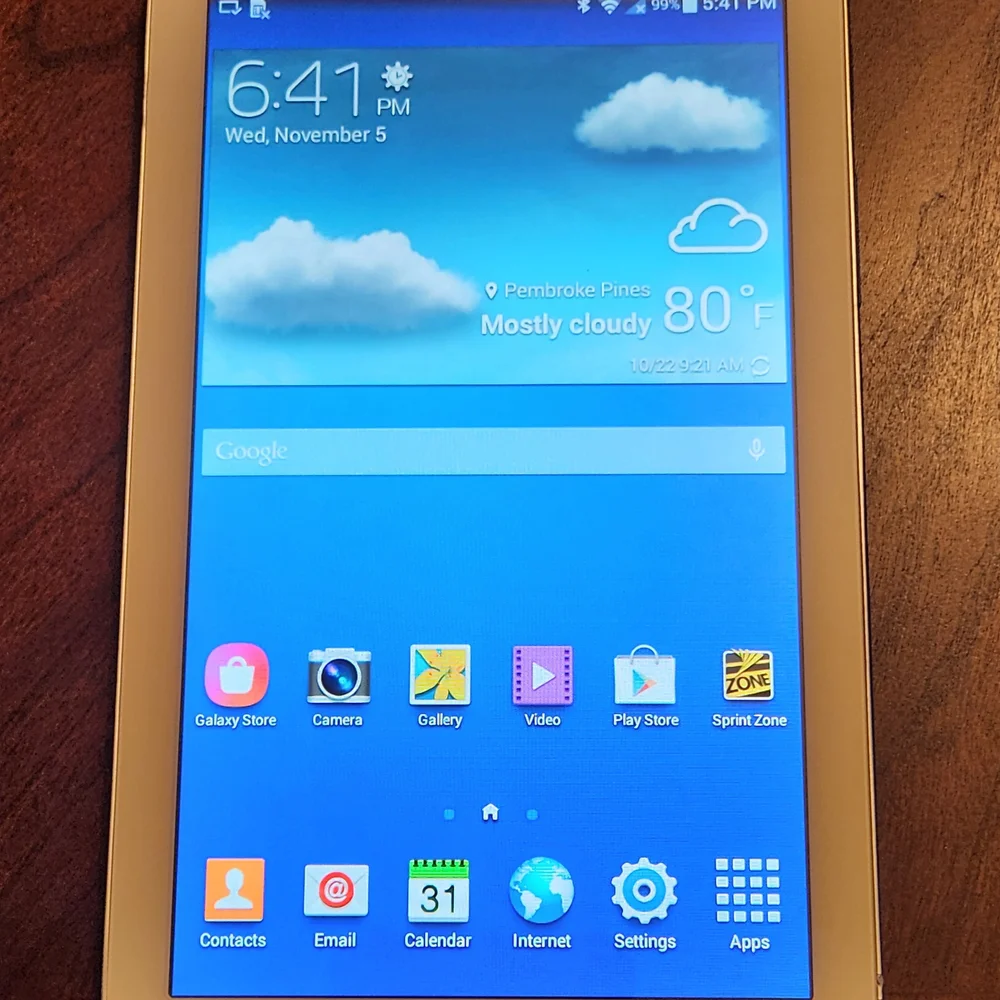 Samsung Galaxy Tab 3 White Tablet